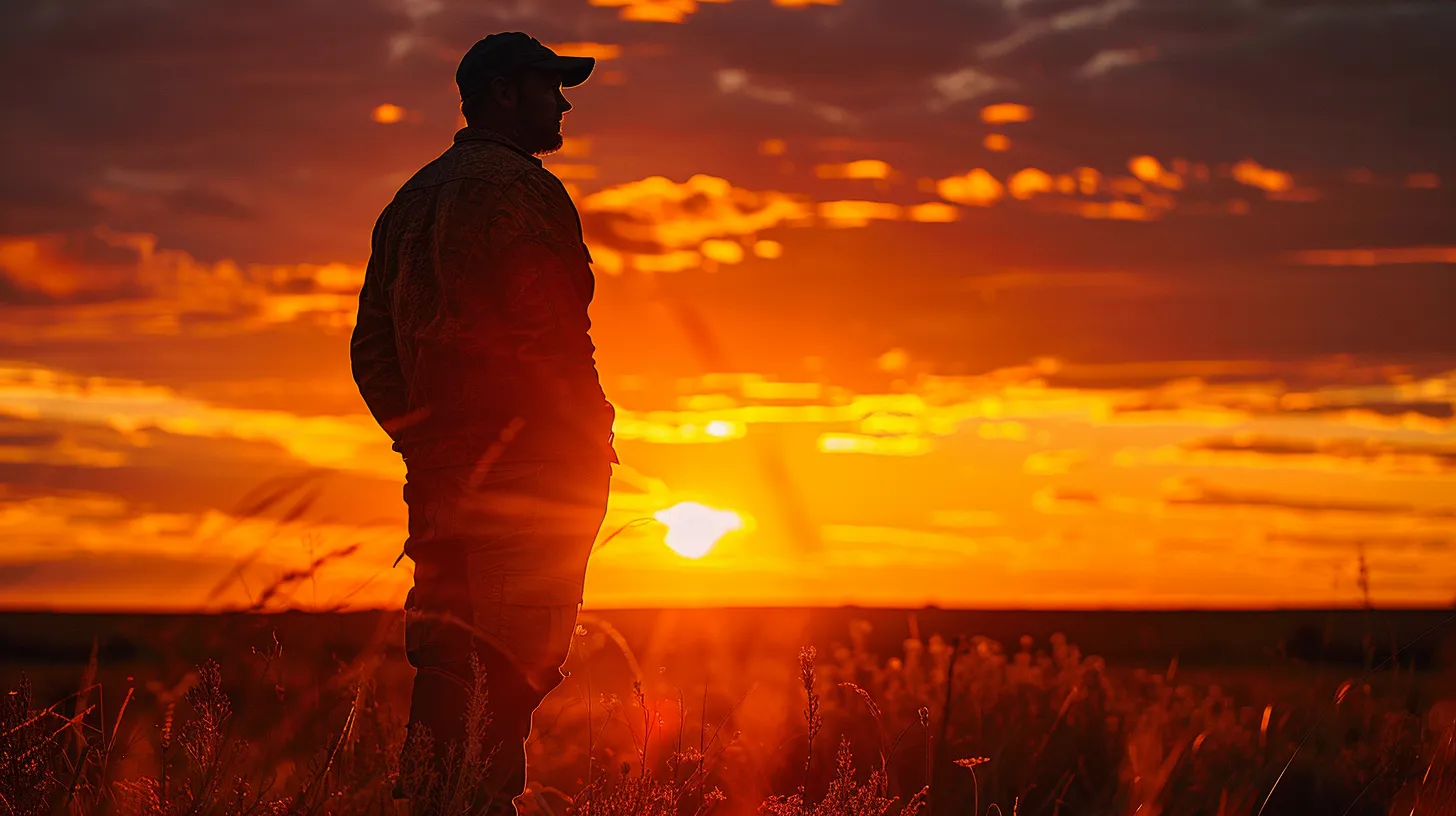 a determined oilfield worker, silhouetted against a dramatic sunset, stands at the crossroads of workers' compensation and personal injury claims, symbolizing the critical choices faced in the aftermath of workplace injuries.