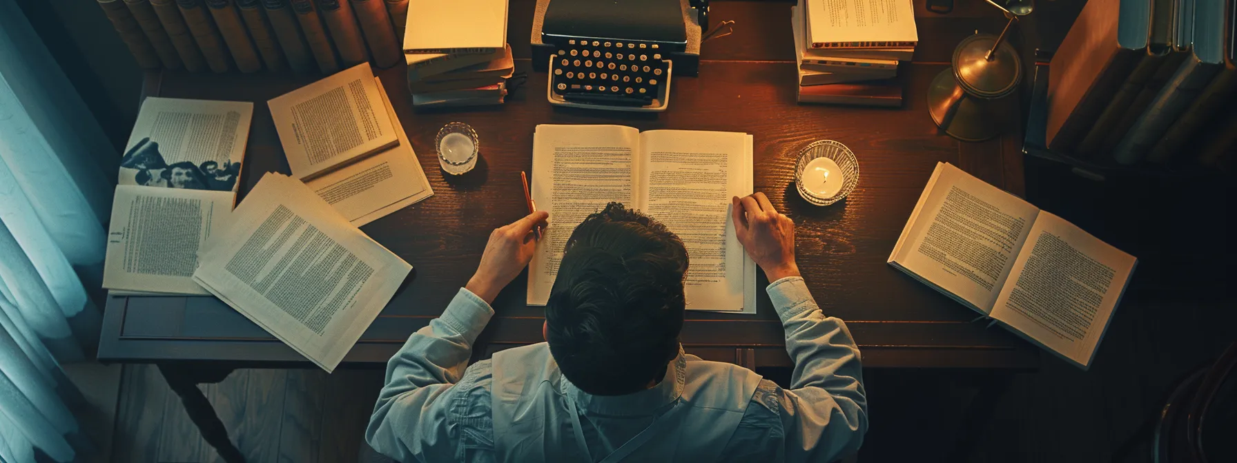 a focused individual sitting at a desk with legal documents spread out, preparing questions and notes for an initial consultation with a dui accident lawyer in houston.