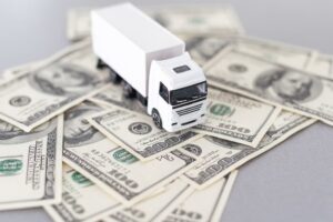 Truck model on the US currency notes