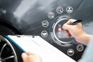 Graphical representation of steps to take after car accident