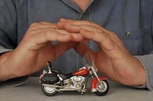 Lawyer protecting rights of motorcycle accident victims
